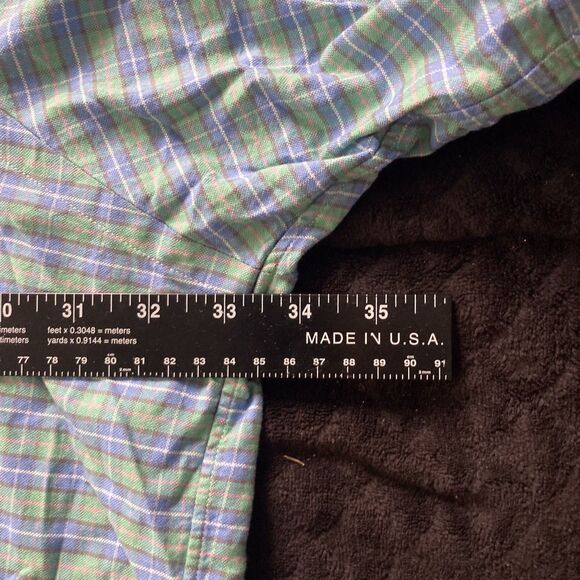 Ralph Lauren 4XB Tartan Plaid Shirt Pink Pony Short Sleeve Button Down Classic - Picture 8 of 9